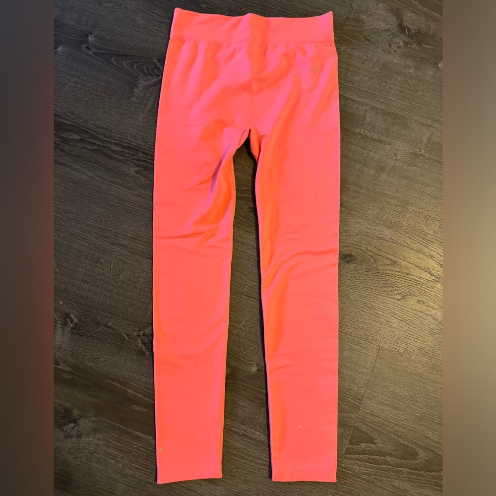 WBK fit thermal leggings in bubblegum pink